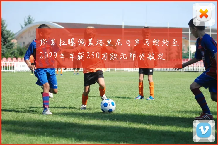 斯基拉曝佩莱格里尼与罗马续约至2029年年薪250万欧元即将敲定
